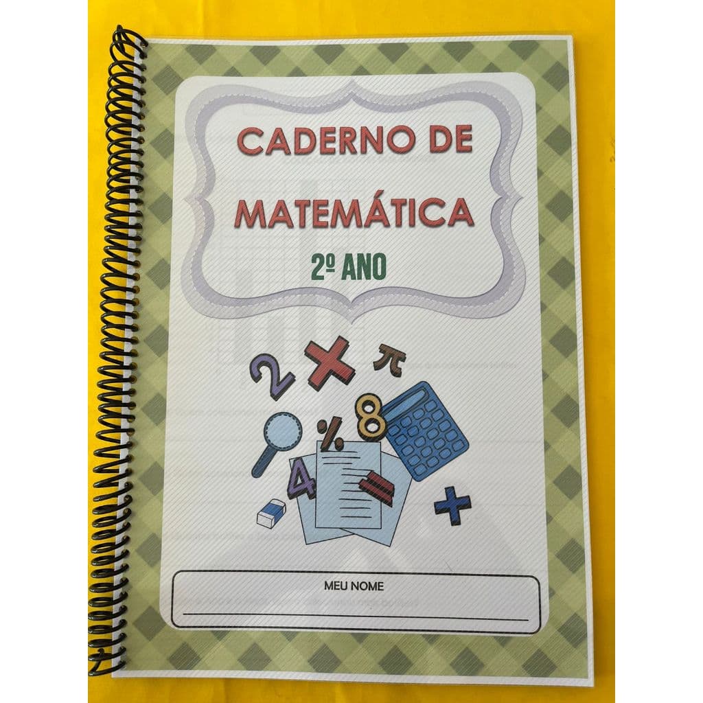 Caderno de Matemática para Ensino Fundamental - 2º Ano