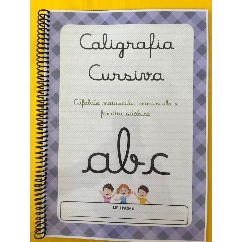 Caderno de Caligrafia com 50 atividades