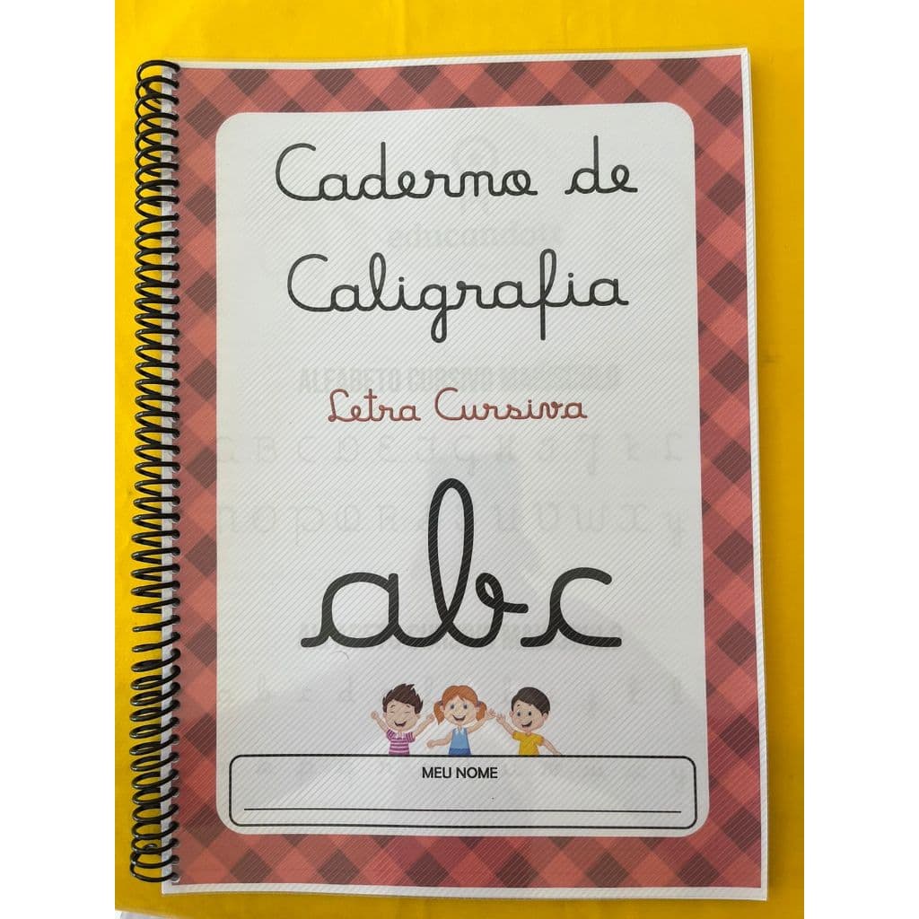 Caderno de Caligrafia com 99 atividades