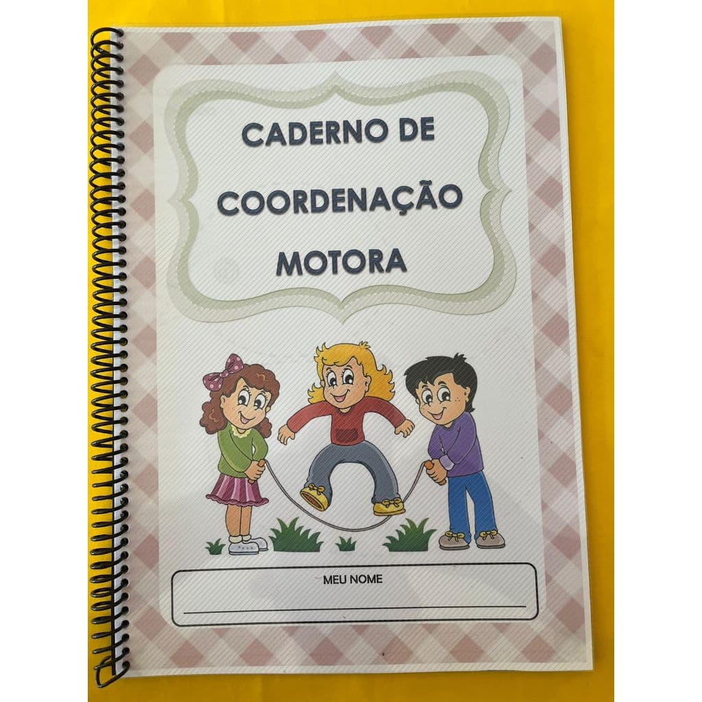 Caderno de coordenação motora para crianças