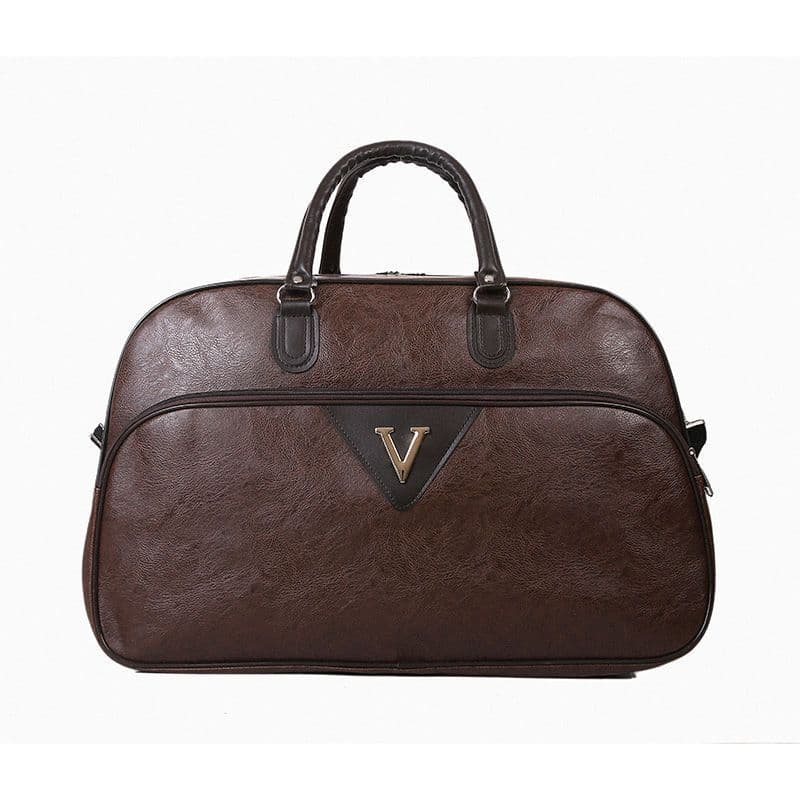 Mala bolsa Couro grande para viagem super Estilosa