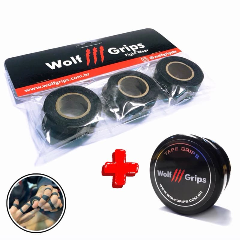 Tape Grips - Finger Tape - Jiu Jitsu - Judô Kit C/6 + Case