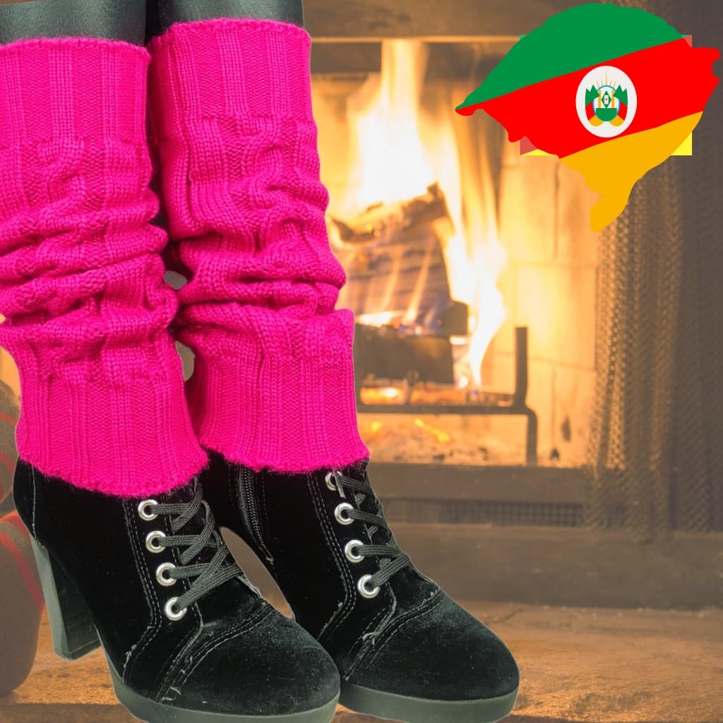Polaina Térmica de Lã Quente Inverno Mais Vendida