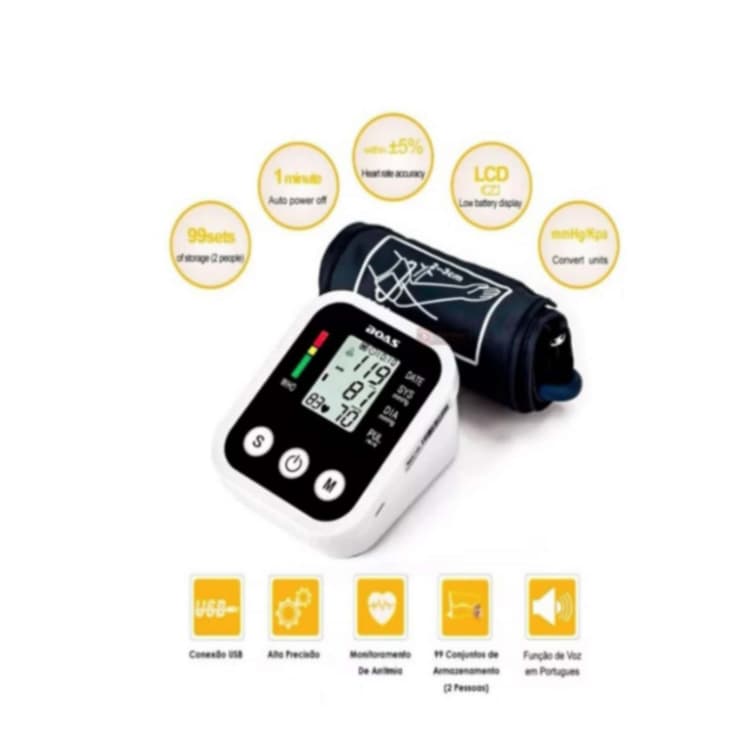 Aparelho Medidor De Pressão Arterial DigitaL