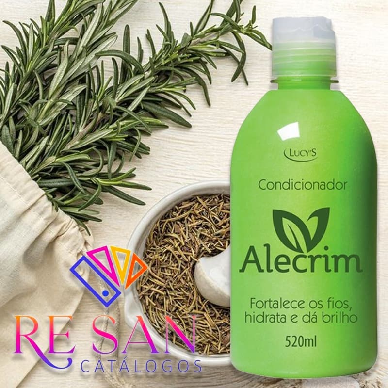 Condicionador Alecrim Fortalece Fios Hidrata e Brilho - Lucy´s 520ml