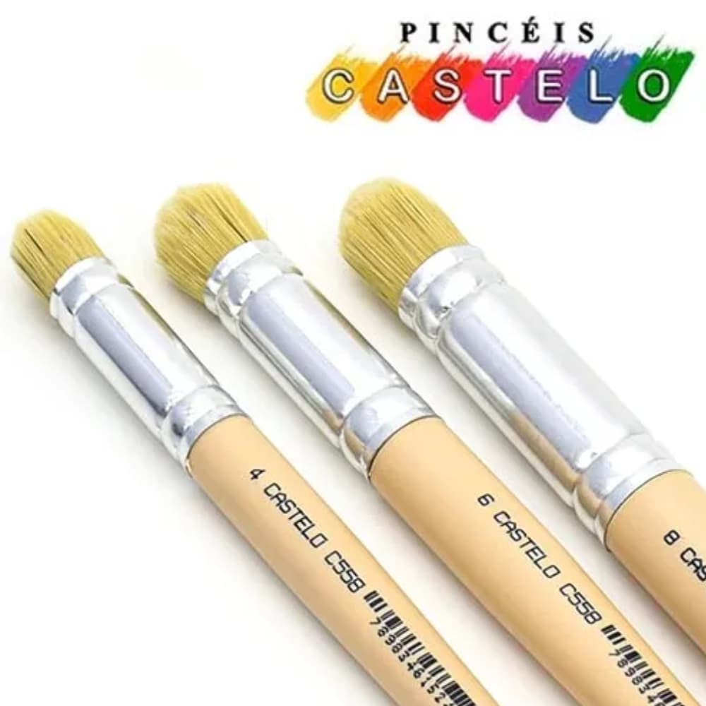 Pincel Castelo Série Creme C558 Pituá