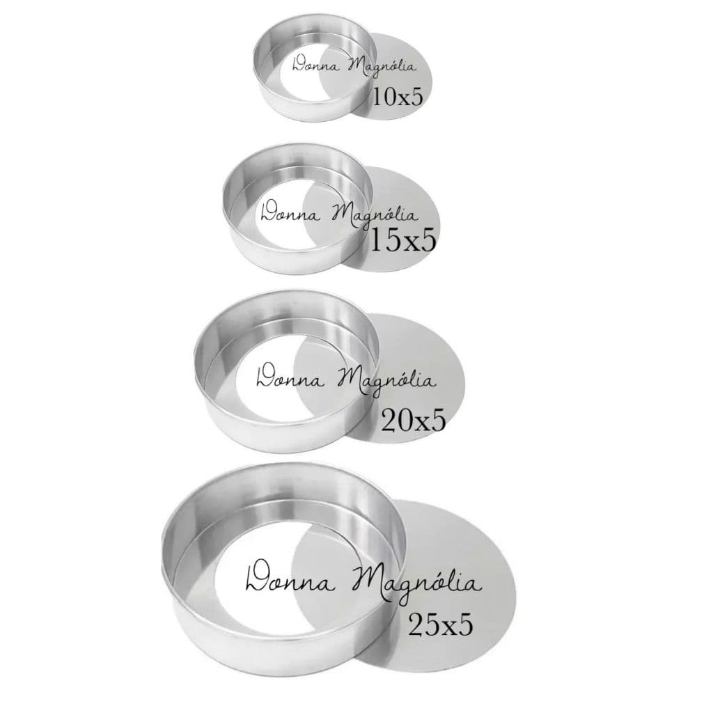 Forma Assadeira Bolo Torta Fundo Falso REMOVIVEL BAIXA - REBV