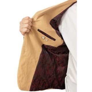 Blazer Masculino de Linho Slim - Bege - Premium - Lançamento 2024 - ENVIO IMEDIATO