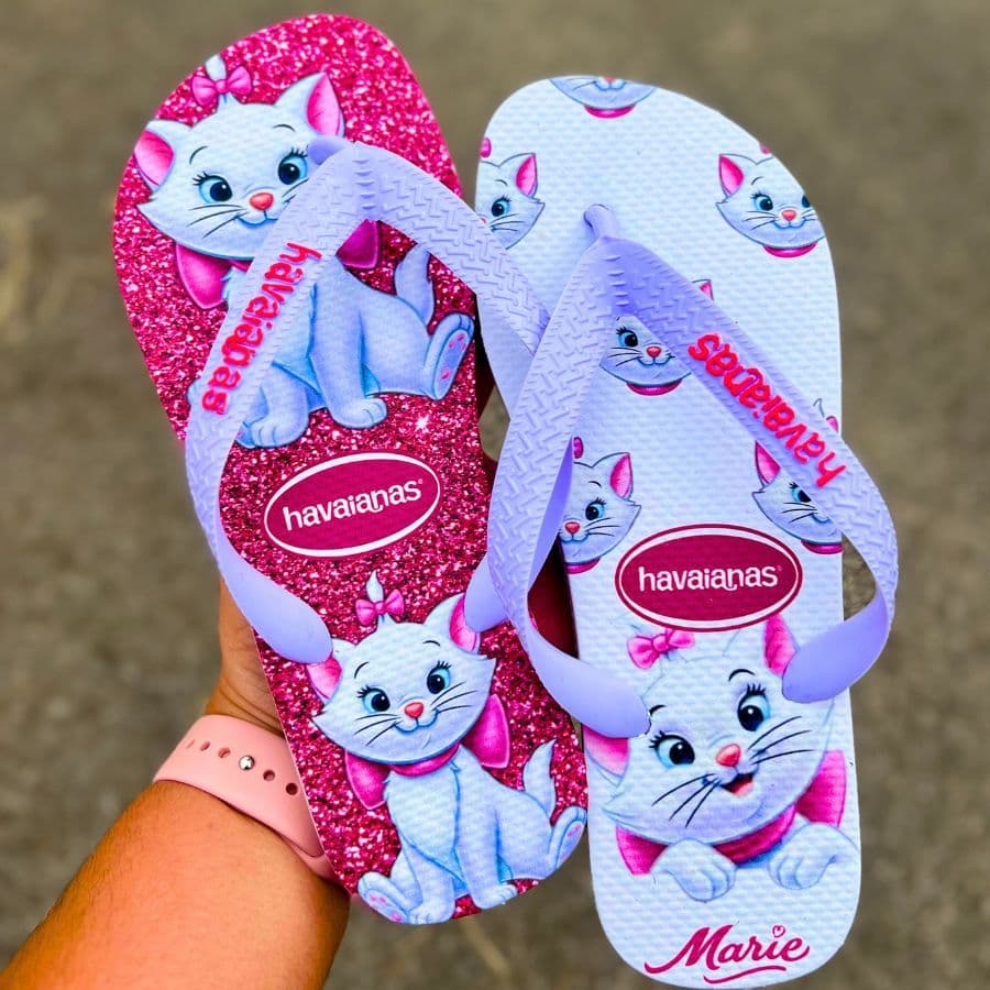 Chinelo Feminino Do 33 Ao 40 Estampada – Tira Grossa E Design Moderno