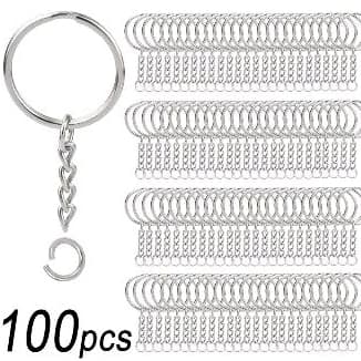 Argolas 25 mm Lisa 100 Peças Com Corrente + 100 Elo