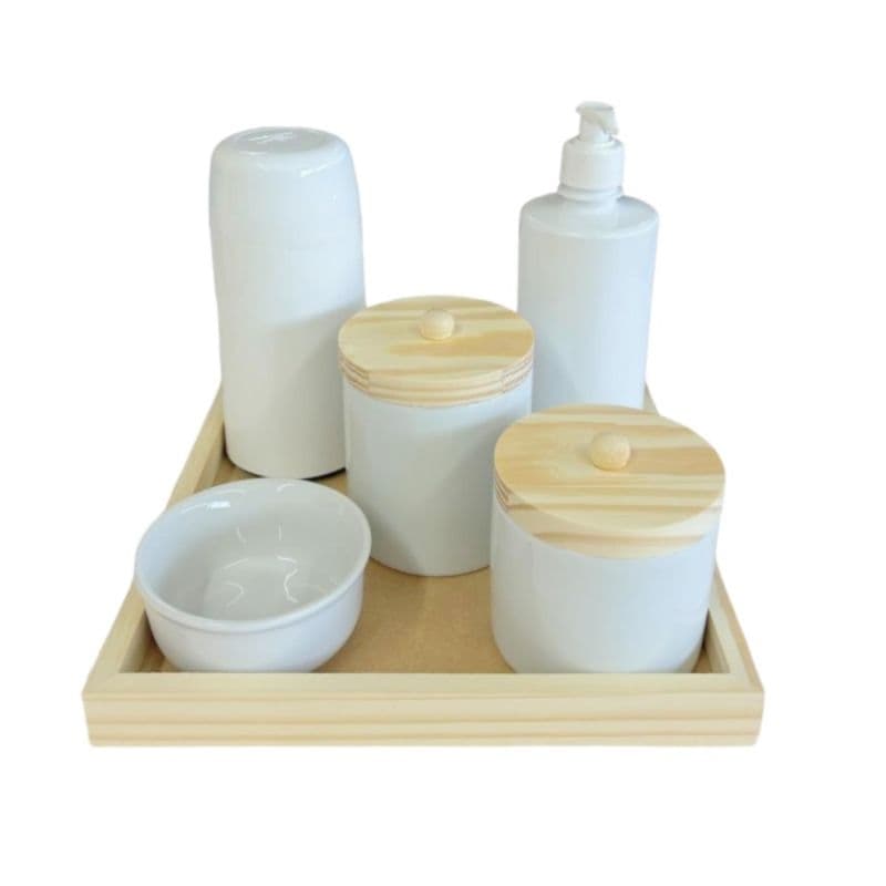 kit higiene Bebê Porcelana Menina Menino Cuidado para bebê garrafa térmica.