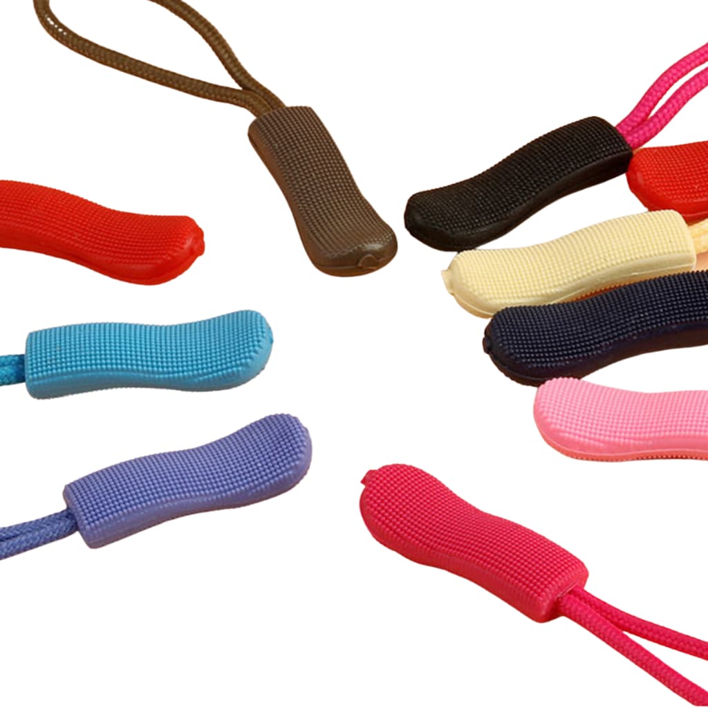 10 Puxadores De Zíper Universal Para Roupas Bolsas Mochilas