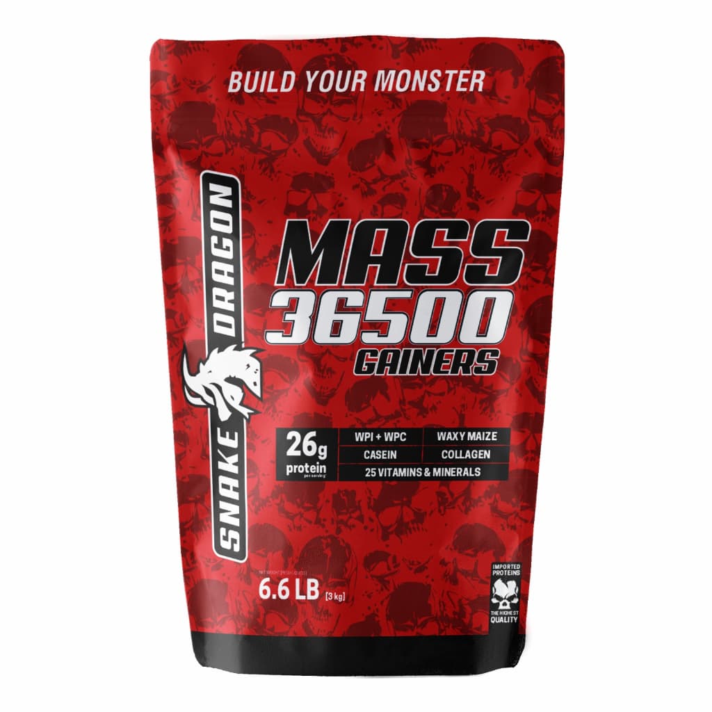 Hipercalorico Com Whey - MASS 36500, 3kg - Snake Dragon