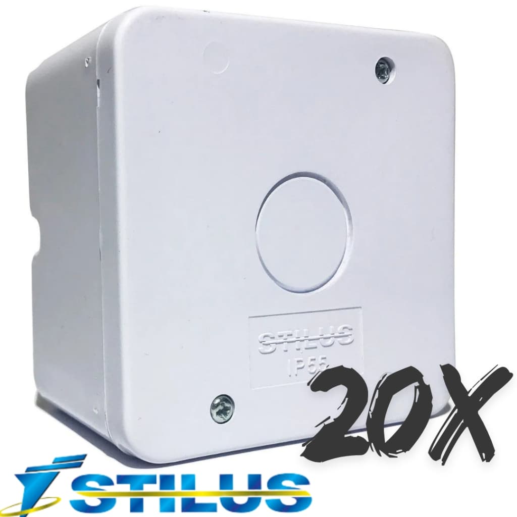 Kit 20 Pçs Caixa Plastica Organizadora Camera Cftv Parafuso