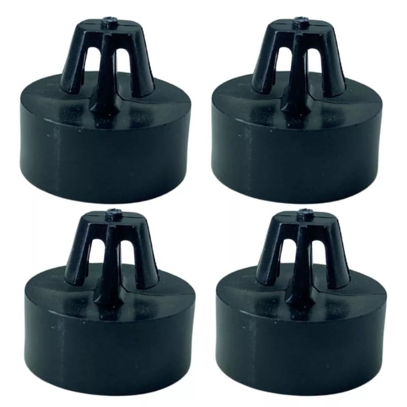 Pé Pezinho Microondas 4un Mec41 Mec52 Mtx52 Para Electrolux