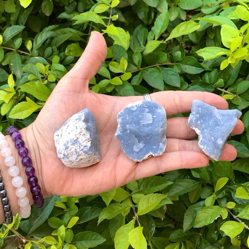 Angelita Bruta Cristal Pedra  Bruta Natural