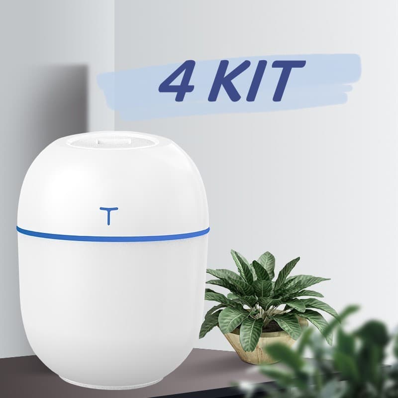 Kit 4 Umidificador Atomizador De Ar Doméstico Portátil Umidificador De Escritório De Grande Capacidade