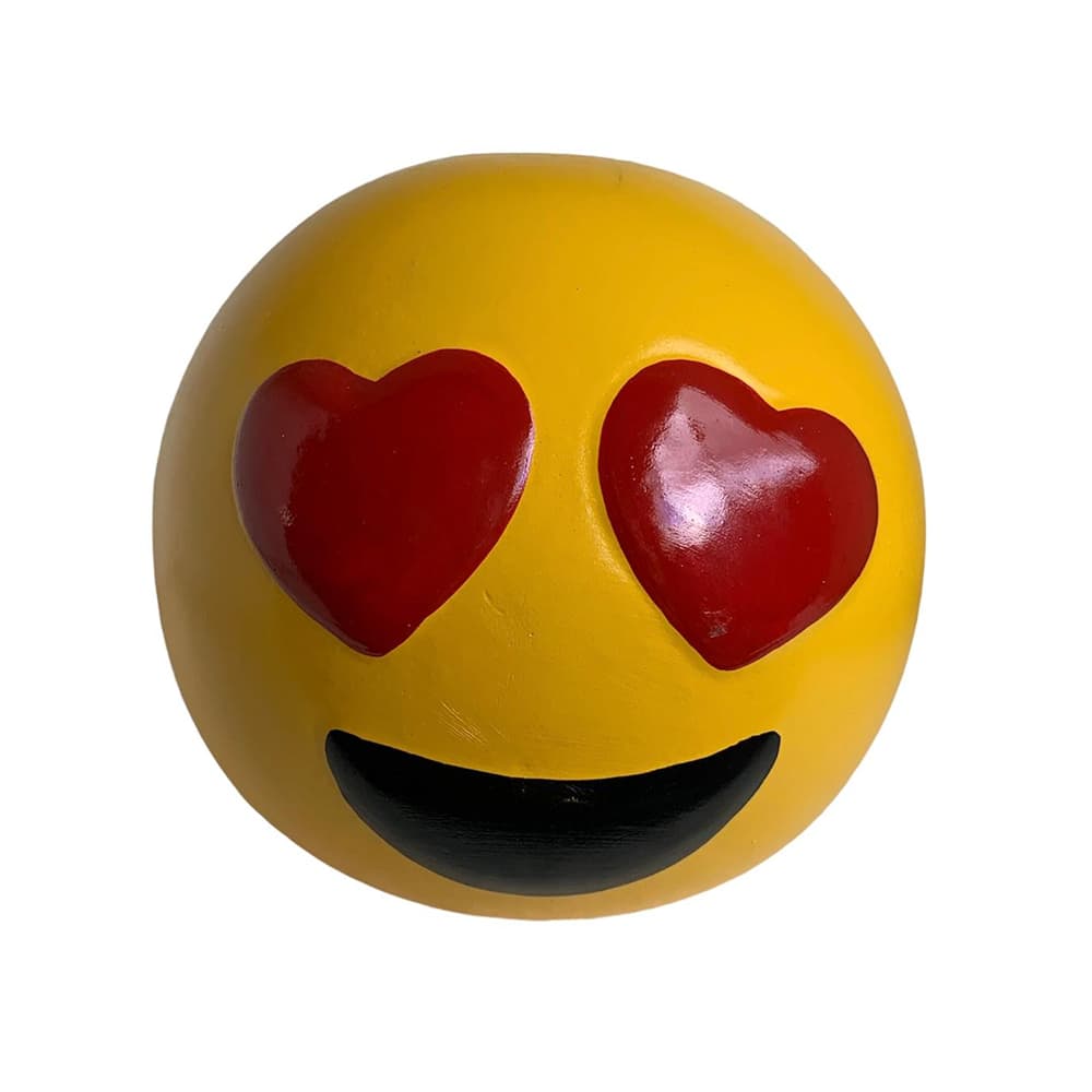 Emoji Cofre Cofrinho Porta Moedas em Ceramica Decoração Enfeite - Festas de aniversário super fofo lembrancinha