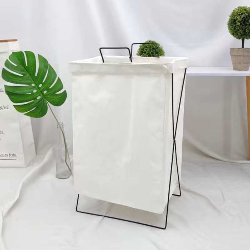 48 litros Cesto Retangular Organizador Dobrável Multiuso Roupa Suja Brinquedo