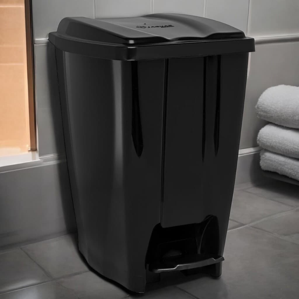 Lixeira Para Banheiro 20 Litros Com Pedal e Tampa em Plástico Resistente