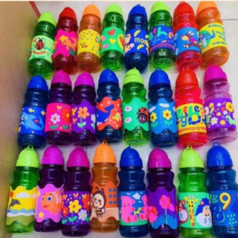 Garrafa infantil colorida 400 ml Garrafa de animais garrafa de bichinhos 3M-1040