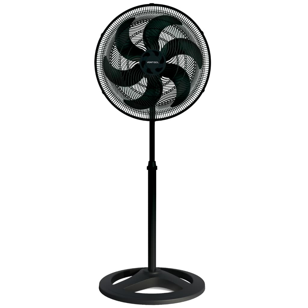 Ventilador De Coluna Ventisol Turbo 6 Pás 50cm 3 Velocidades Oscilante