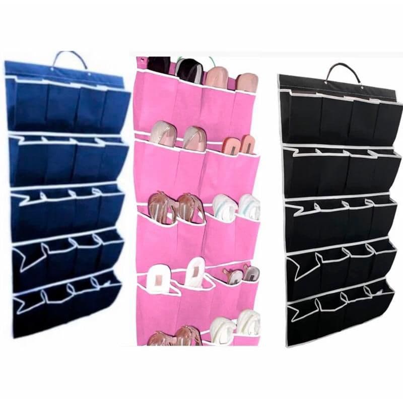 Sapateira de Porta Parede Organizadora para 10 Pares de Calçados Sapato Tênis TNT Resistente
