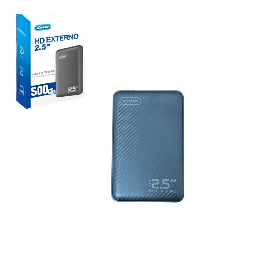 Hd Externo Portátil SLIM 500GB Usb 3.0 Para Notebook PC Tv + Cabo Usb