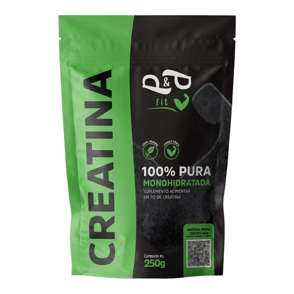 Creatina 250g 100% Pura Monohidratada - P&P FIT