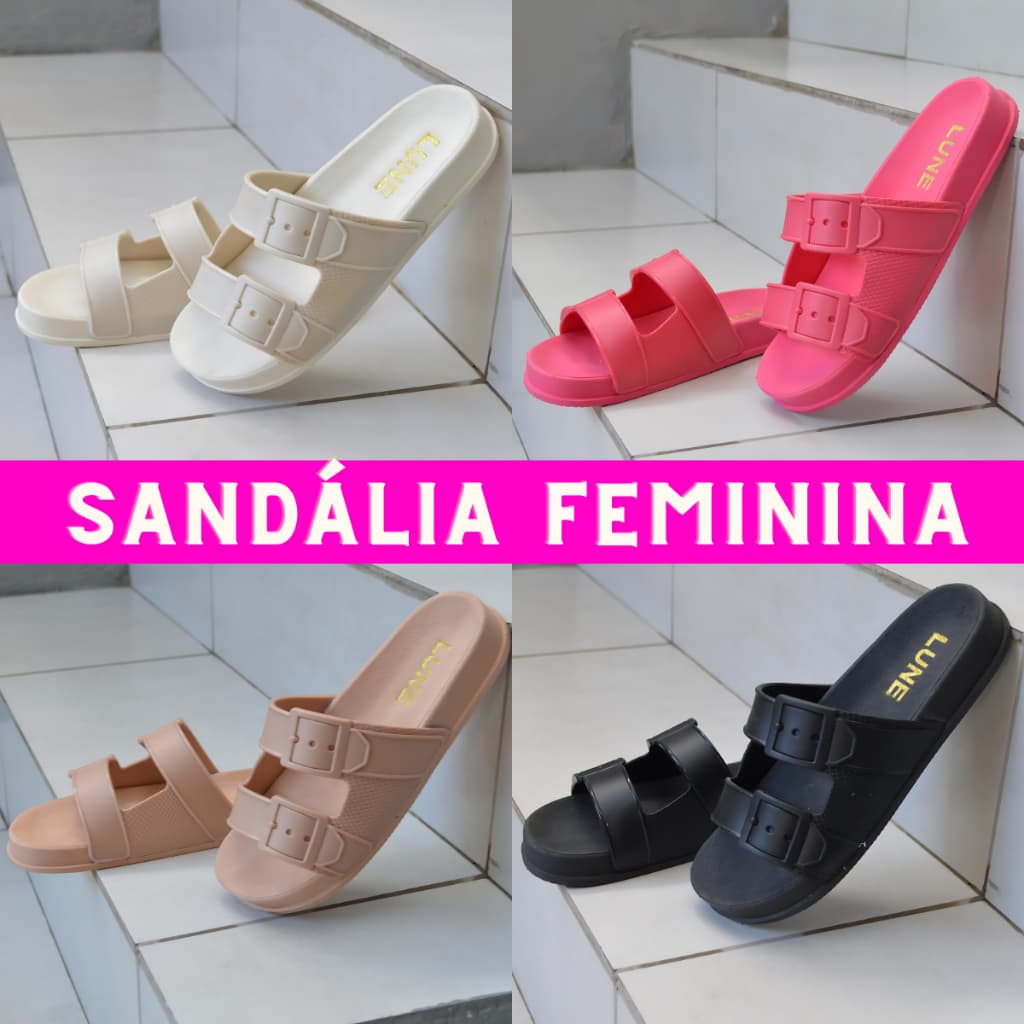 Chinelo Feminino Ortopedico Estilo Birken Slide Massageador Leve Confortavel Unissex