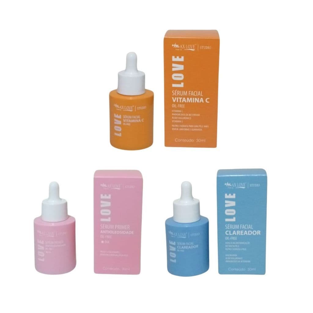 KIT SERUM MAX LOVE VIT C + CALREADOR + DIA