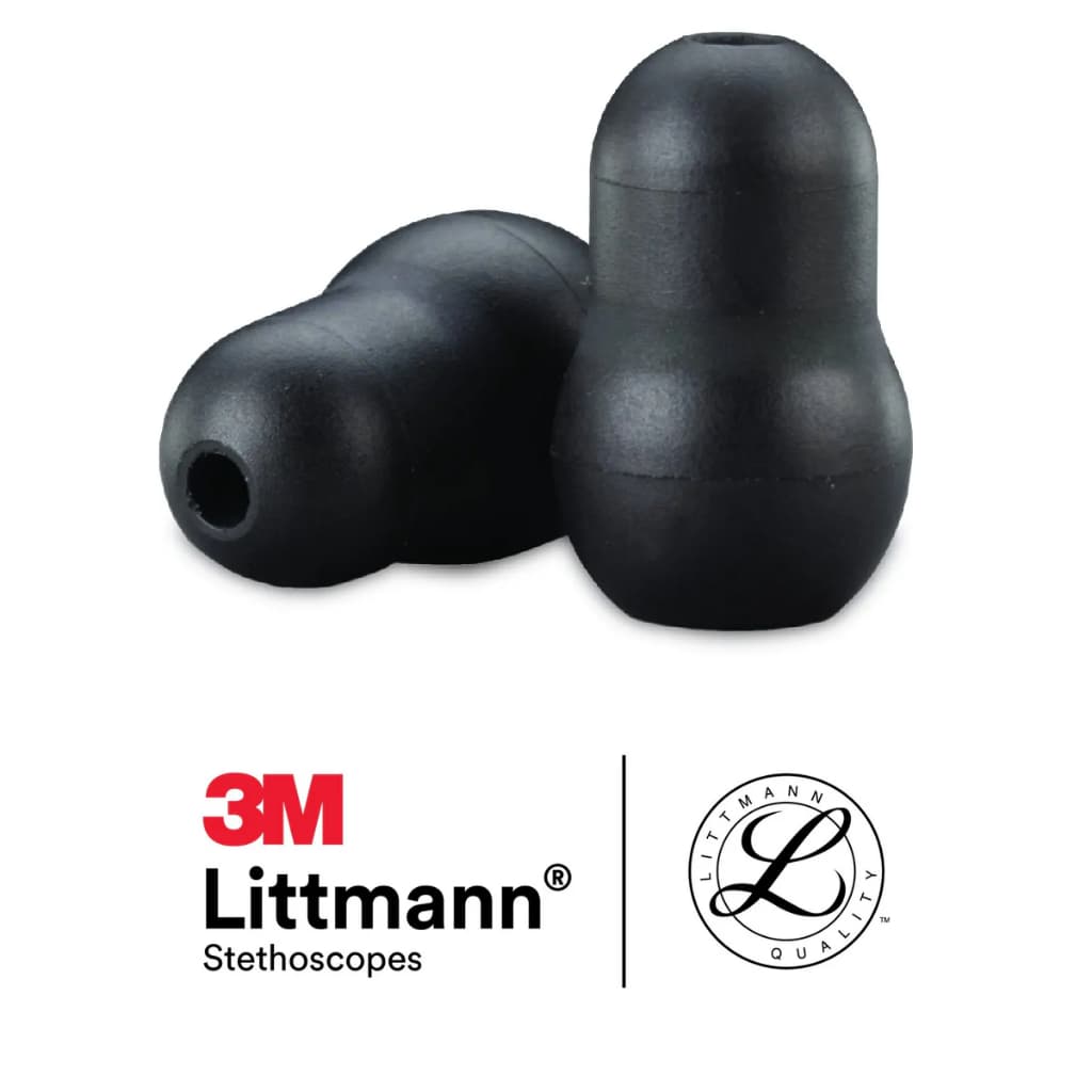 Olivas Littmann Original De Reposição - Preta/ Cinza - Par - Original