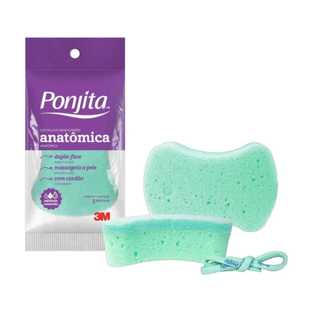 Esponja de Banho Ponjita 3M Anatômica