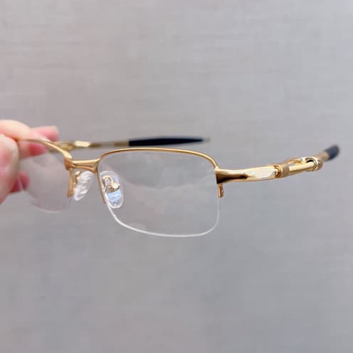 Armação De Descanso Óculos Masculino Sem Grau Mola Lupinha de Descanso