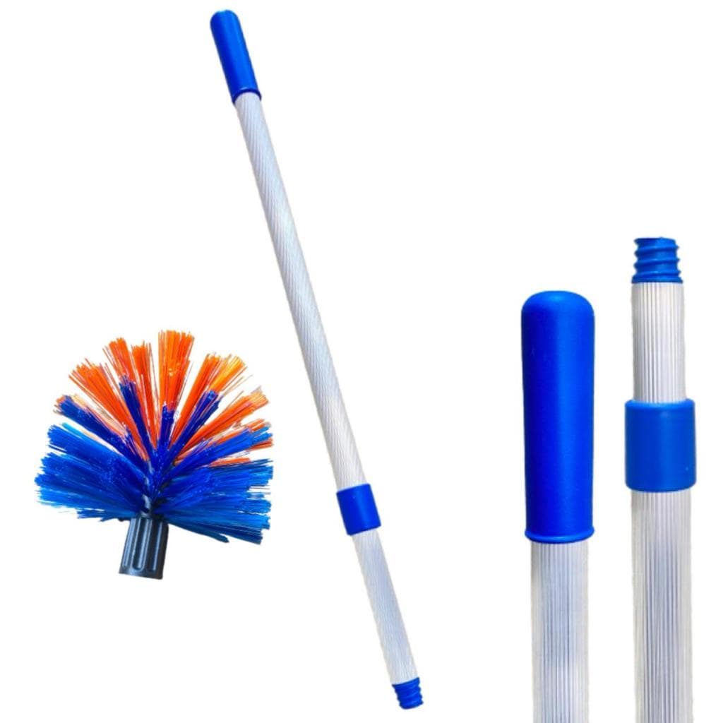 Vassoura limpa teto com cabo extensor telescópico New Clean - Escolha a medida de seu cabo