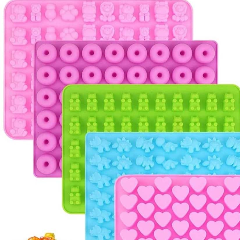 Moldes Silicone Gummy Bear Forma Gelatina Bala Apenas Molde shape candy