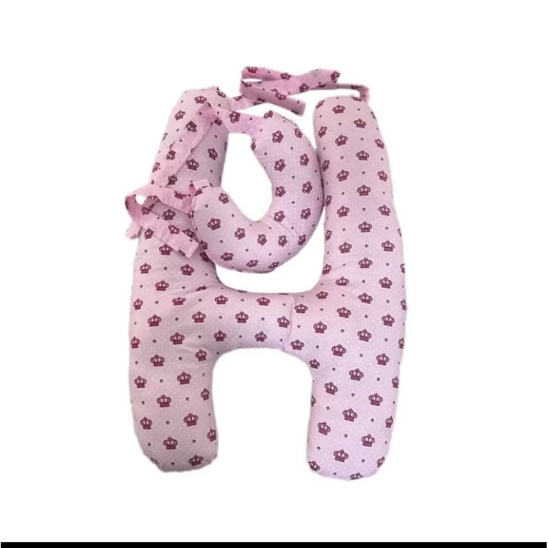 Almofada Em Forma H Adulto E Infantil Com Apoio Para Pescoço De Dormir Para Viagens Descanso