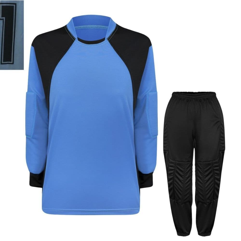 Kit para Goleiro Futebol Infantil Camisa E Calça Acolchoada