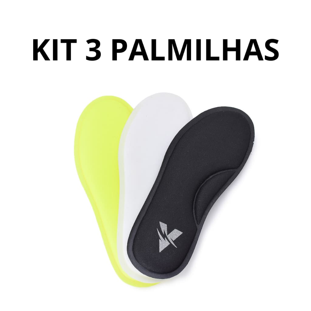 Kit 3 pares Palmilha Ortopédica Confortável Corrida Fascite Plantar Macia Masculina Feminina Tênis