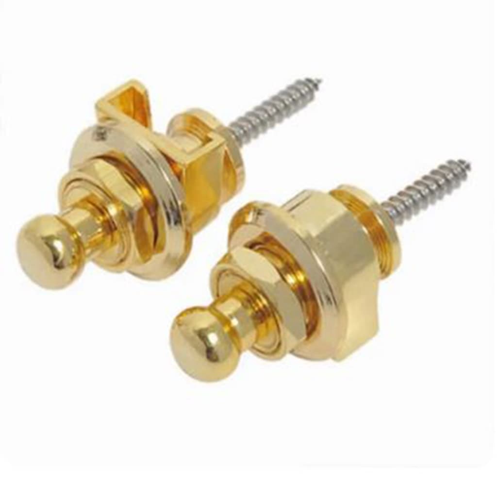 2 Strap Lock Roldana Trava Correia straplock anti queda para Guitarra Baixo Violão