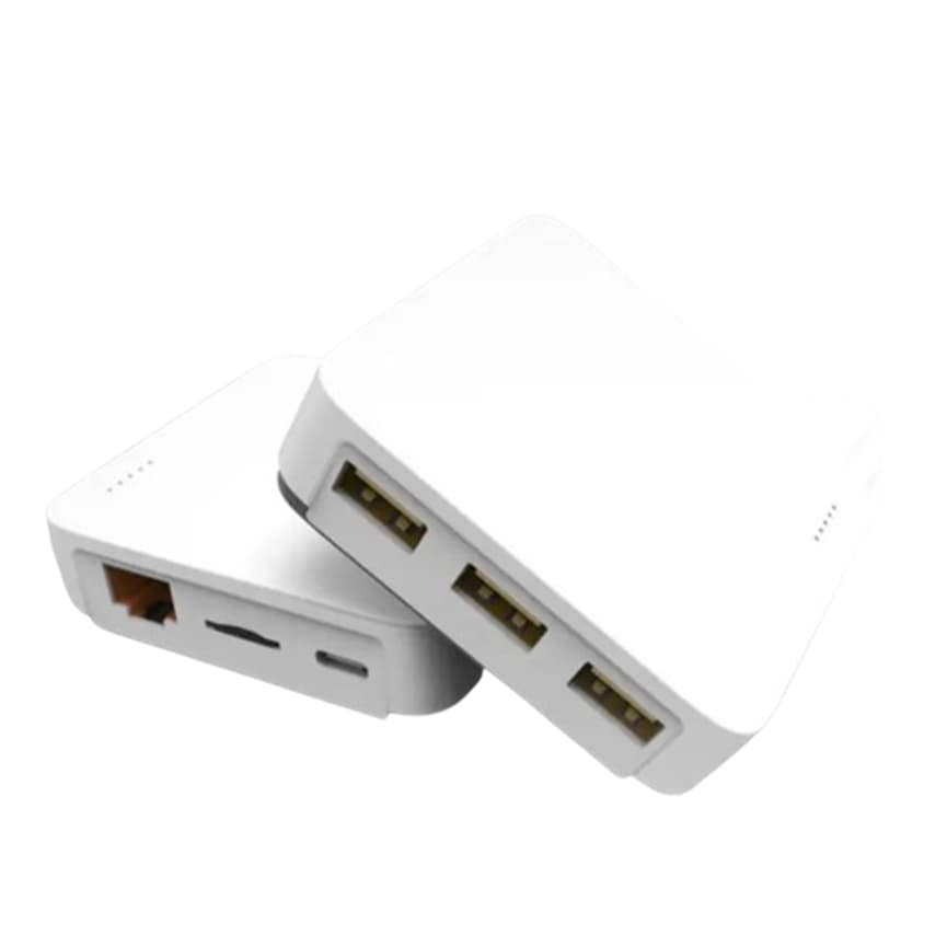 Servidor de Impressão Wifi Print Server com 03 portas usb Compartilhamento de 03 impressoras na Rede