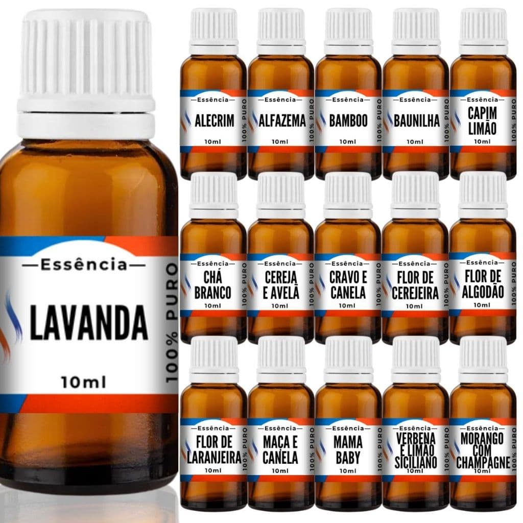 Essência Premium para vela 10ml a base de óleo velas artesanais e difusores