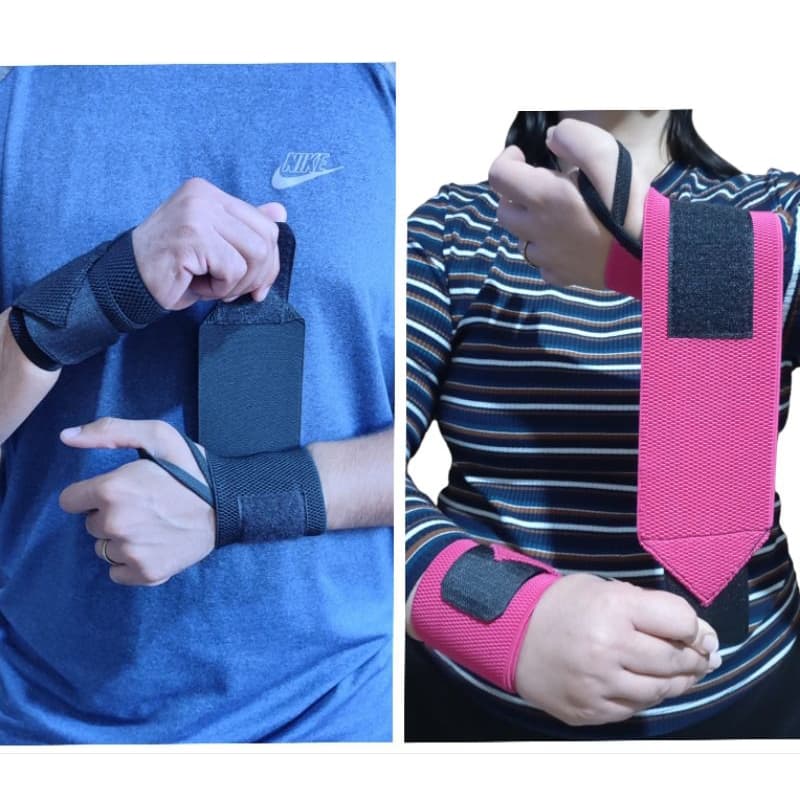 Par de Munhequeira Academia Profissional Articulação Crossfit Training