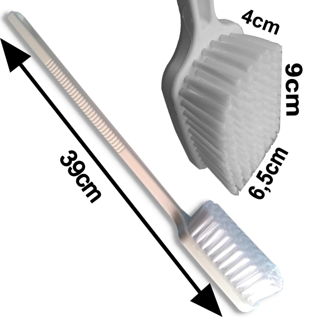Escova de Banho Lavar Esfregar Costas Cabo Grande Longo Macia