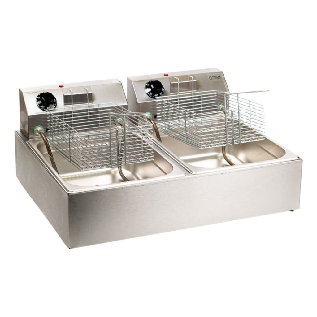 Fritadeira Elétrica Industrial 10 L Aço Inoxidável Gg Inox