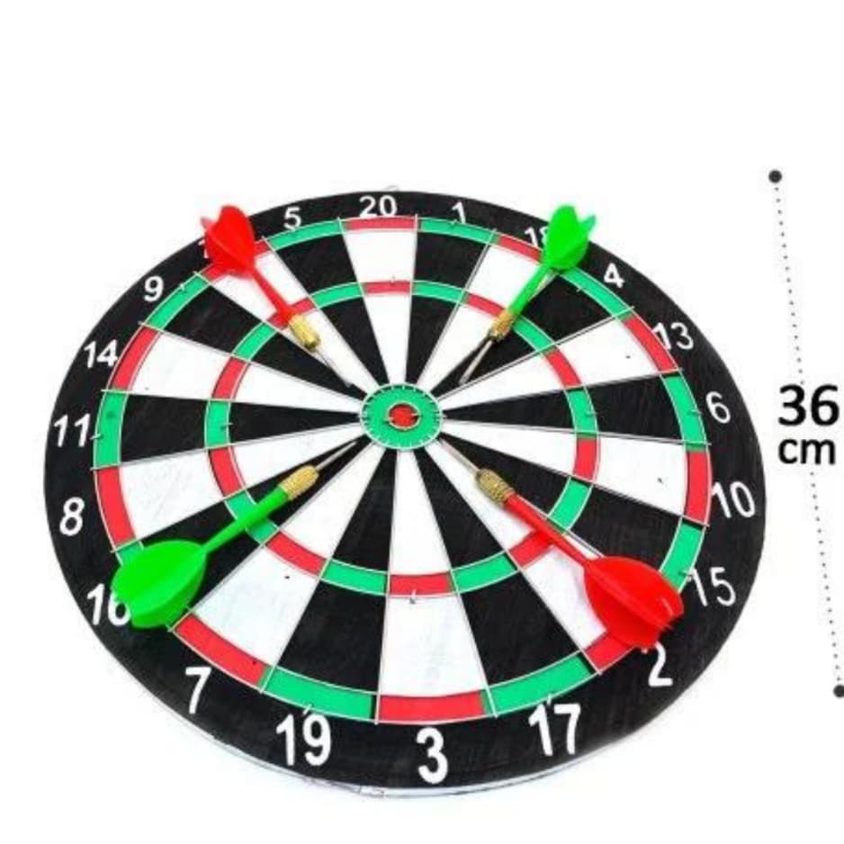 Jogo De Dardo Dart Board - Dupla Face Promoção