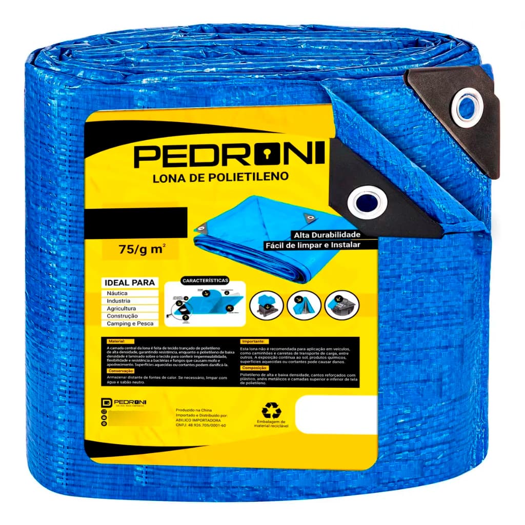 Lona Impermeável Reforçada Piscina Carreta Construção Cobertura  6x4 6x5 7X4 8X4 8X6 10X8 10X4 12X10