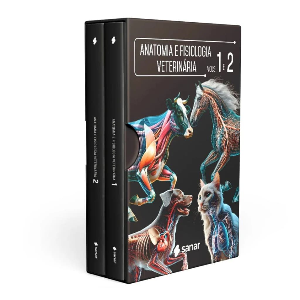 Box Anatomia e Fisiologia Veterinária ( Volume 1 e 2 )