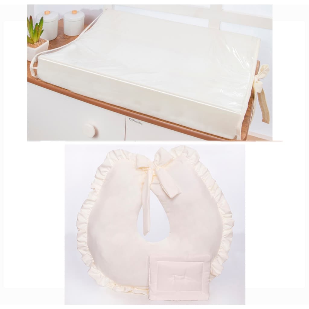 Trocador de cômoda Anatômico + Almofada Amamentar Basic - Kit