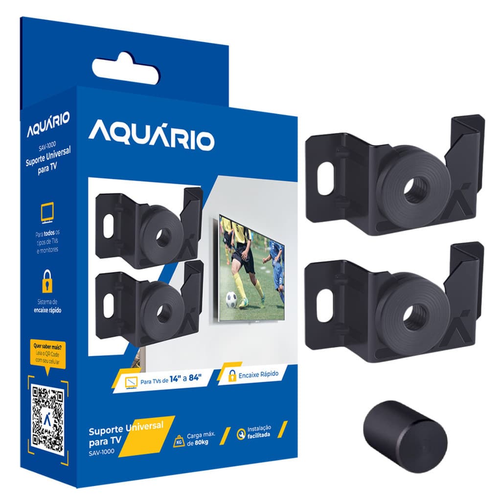 Suporte Fixo Universal Para TV 24 28 32 39 40 42 43 49 50 55 60 65 75 80 Polegadas